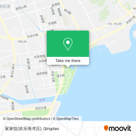 家家悦(欢乐海湾店) map