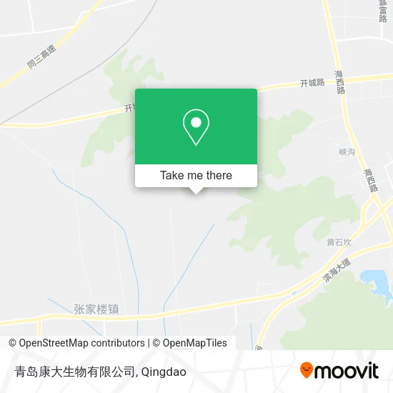 青岛康大生物有限公司 map