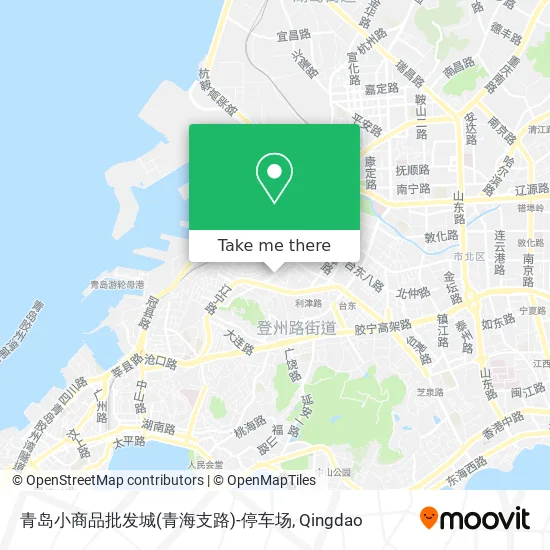 青岛小商品批发城(青海支路)-停车场 map