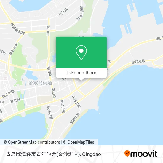 青岛嗨海轻奢青年旅舍(金沙滩店) map