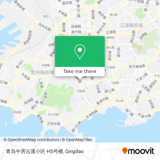 青岛中房云溪小区-H5号楼 map