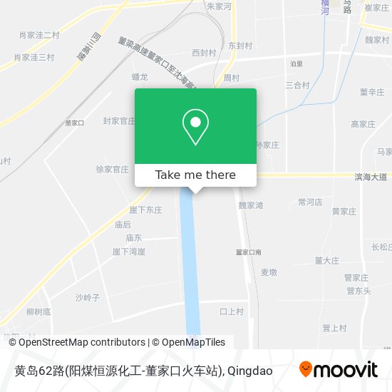 黄岛62路(阳煤恒源化工-董家口火车站) map