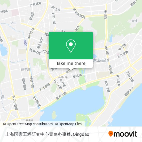 上海国家工程研究中心青岛办事处 map