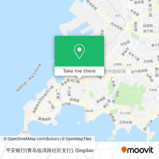 平安银行(青岛临清路社区支行) map