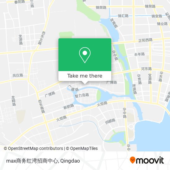 max商务红湾招商中心 map