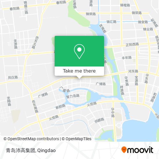 青岛沛高集团 map