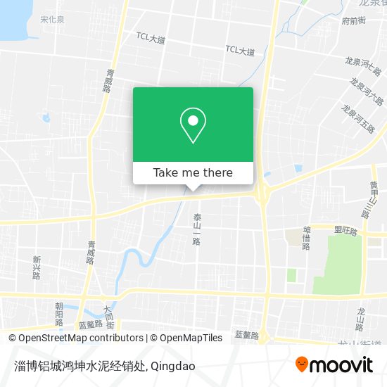 淄博铝城鸿坤水泥经销处 map