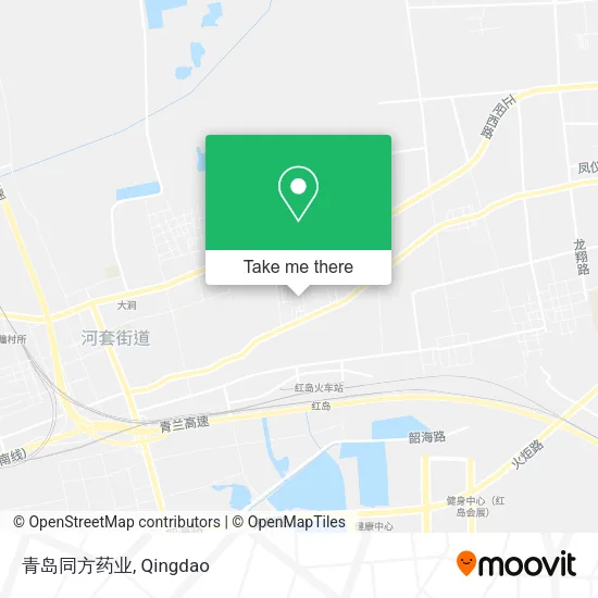 青岛同方药业 map