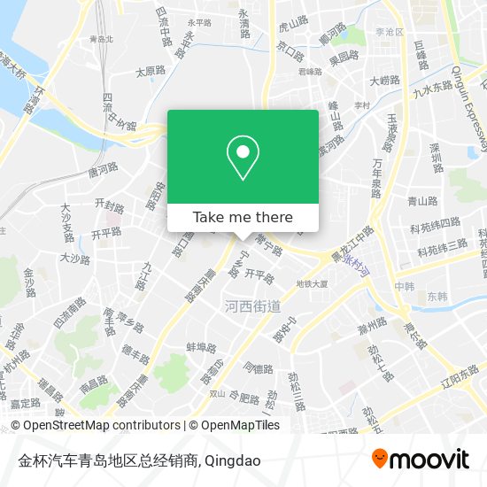 金杯汽车青岛地区总经销商 map