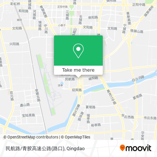 民航路/青胶高速公路(路口) map