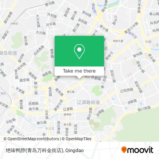 绝味鸭脖(青岛万科金街店) map