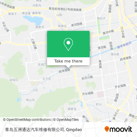 青岛五洲通达汽车维修有限公司 map