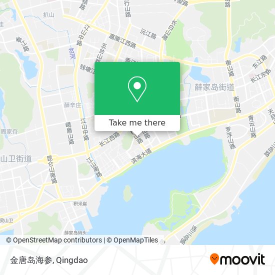 金唐岛海参 map