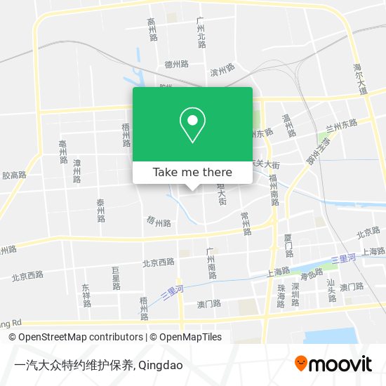 一汽大众特约维护保养 map