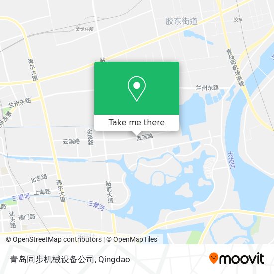 青岛同步机械设备公司 map