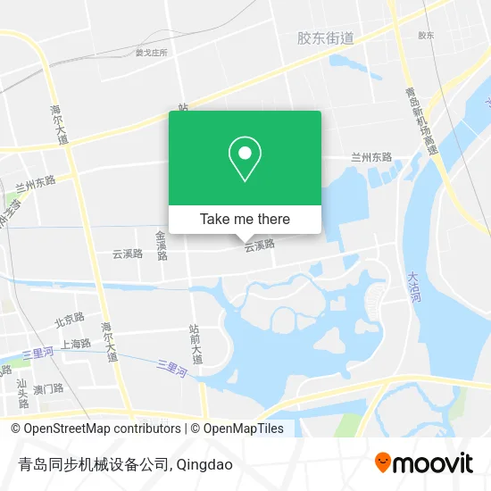 青岛同步机械设备公司 map