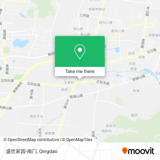 盛世家园-南门 map