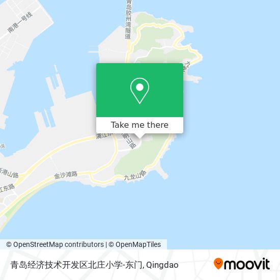青岛经济技术开发区北庄小学-东门 map