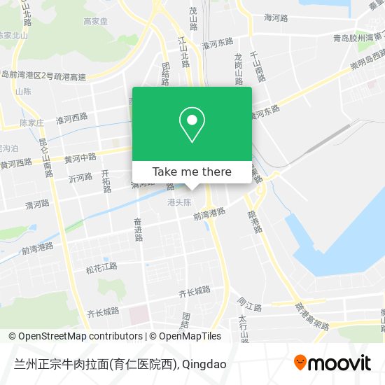 兰州正宗牛肉拉面(育仁医院西) map