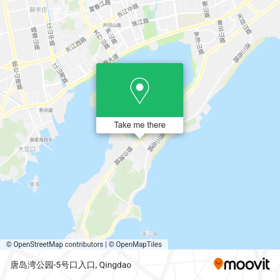 唐岛湾公园-5号口入口 map