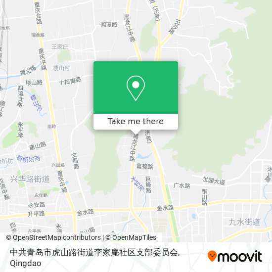 中共青岛市虎山路街道李家庵社区支部委员会 map