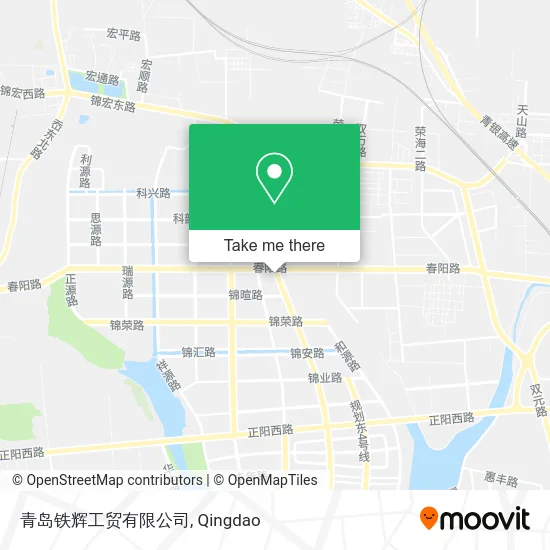 青岛铁辉工贸有限公司 map
