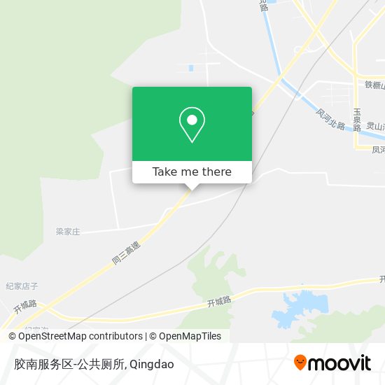 胶南服务区-公共厕所 map