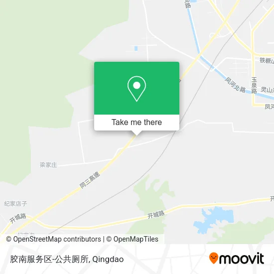 胶南服务区-公共厕所 map