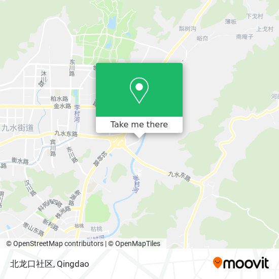 北龙口社区 map