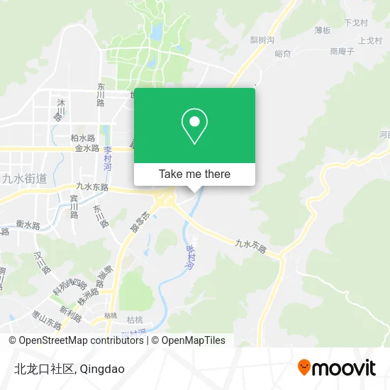 北龙口社区 map