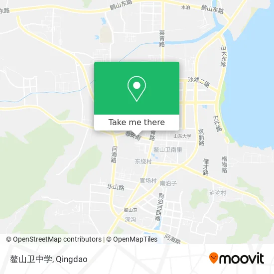 鳌山卫中学 map