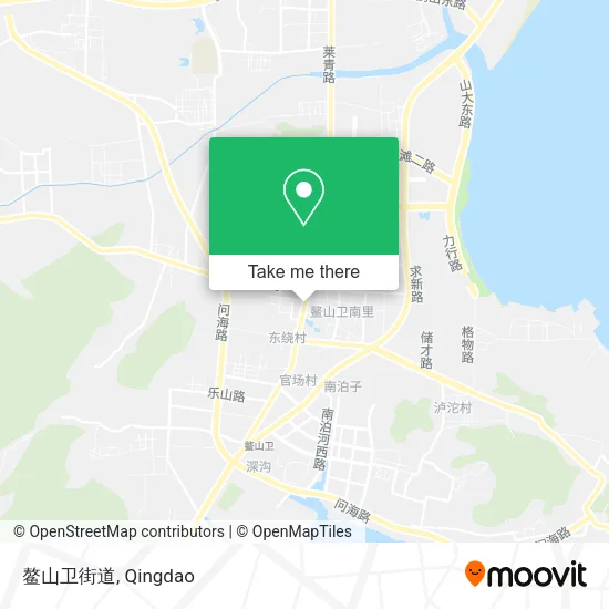 鳌山卫街道 map