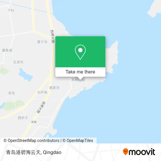 青岛港碧海云天 map