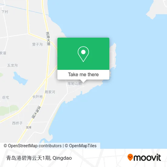 青岛港碧海云天1期 map
