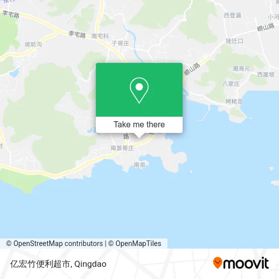 亿宏竹便利超市 map