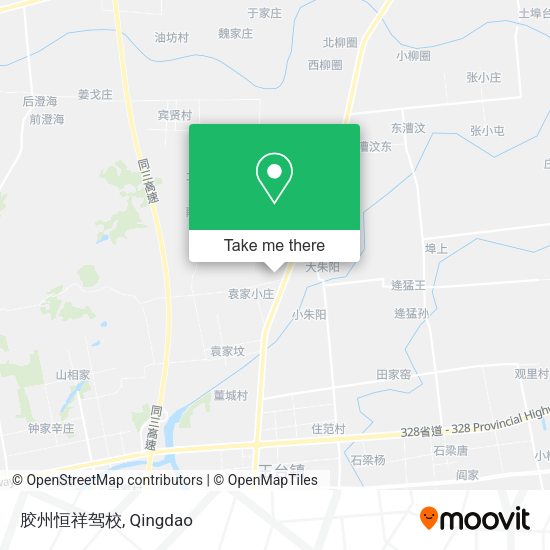胶州恒祥驾校 map