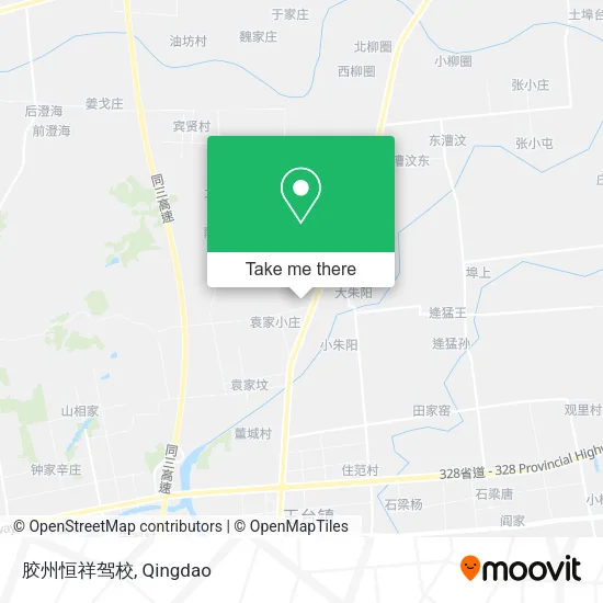 胶州恒祥驾校 map
