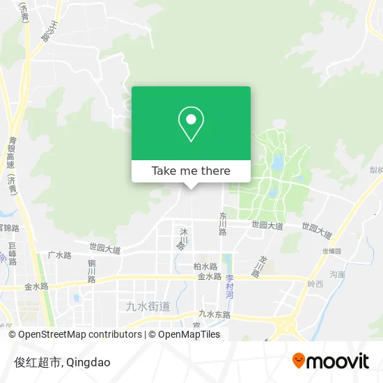 俊红超市 map