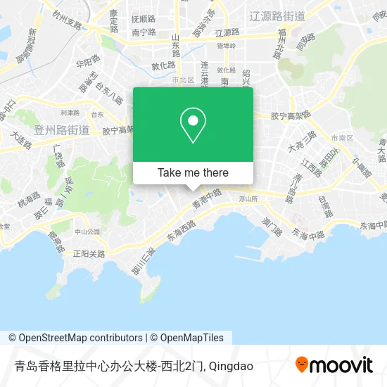 青岛香格里拉中心办公大楼-西北2门 map