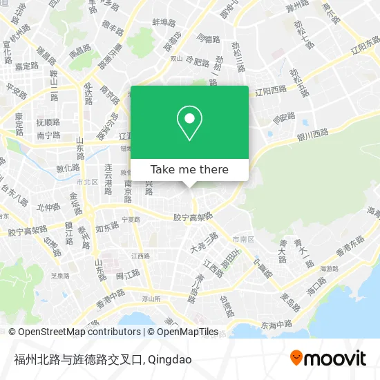 福州北路与旌德路交叉口 map