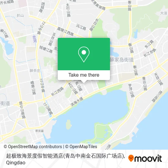 超极致海景度假智能酒店(青岛中南金石国际广场店) map
