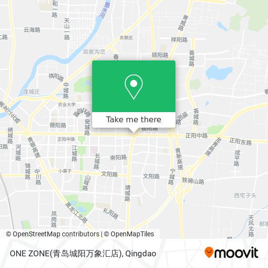 ONE ZONE(青岛城阳万象汇店) map