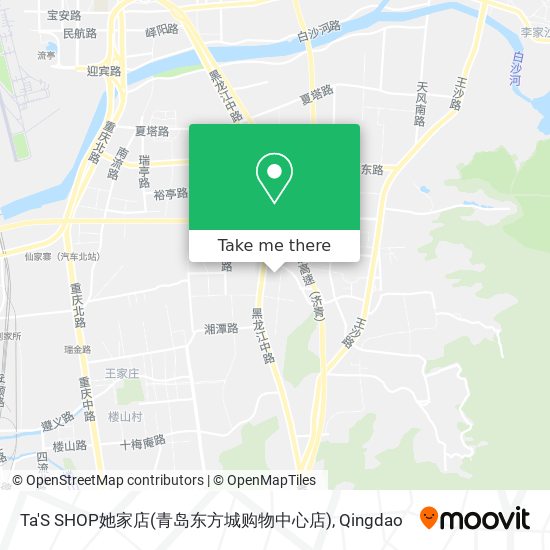 Ta'S SHOP她家店(青岛东方城购物中心店) map