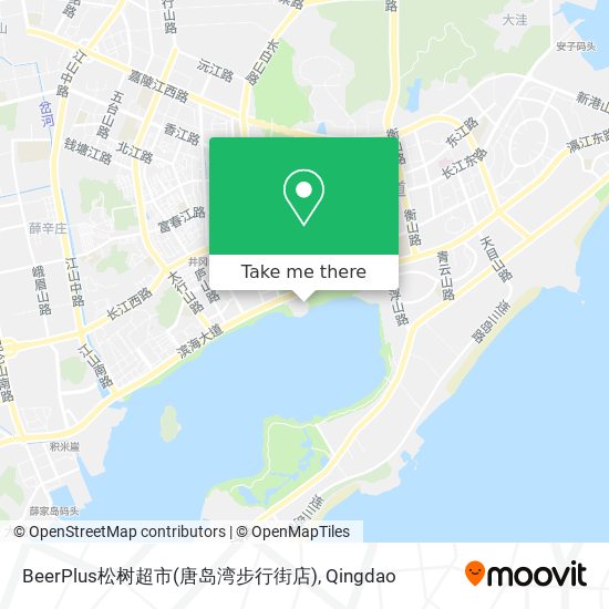 BeerPlus松树超市(唐岛湾步行街店) map