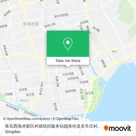 青岛西海岸新区村级组织服务站隐珠街道东辛庄村 map