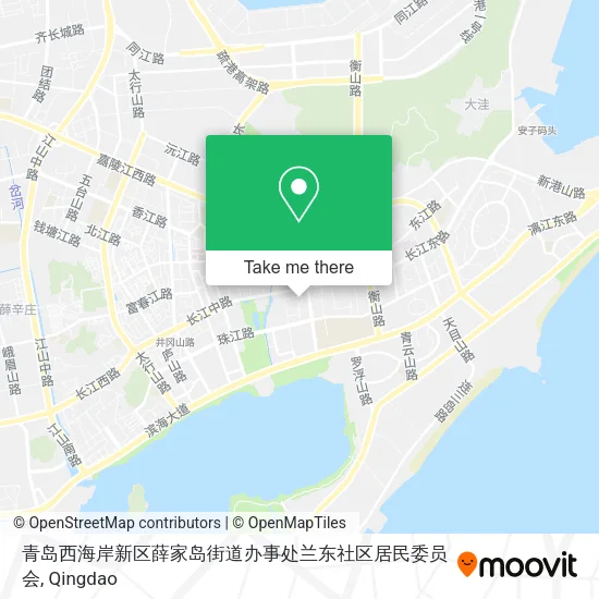 青岛西海岸新区薛家岛街道办事处兰东社区居民委员会 map