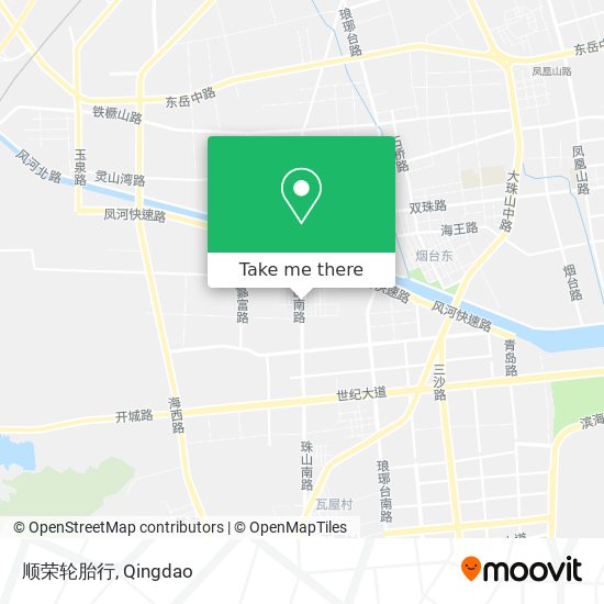 顺荣轮胎行 map