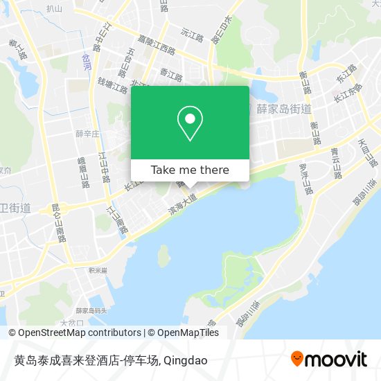 黄岛泰成喜来登酒店-停车场 map