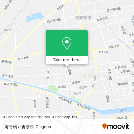海青豌豆香茶园 map