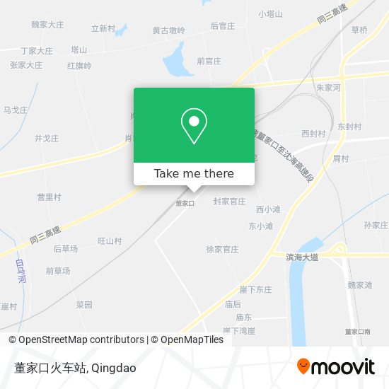 董家口火车站 map